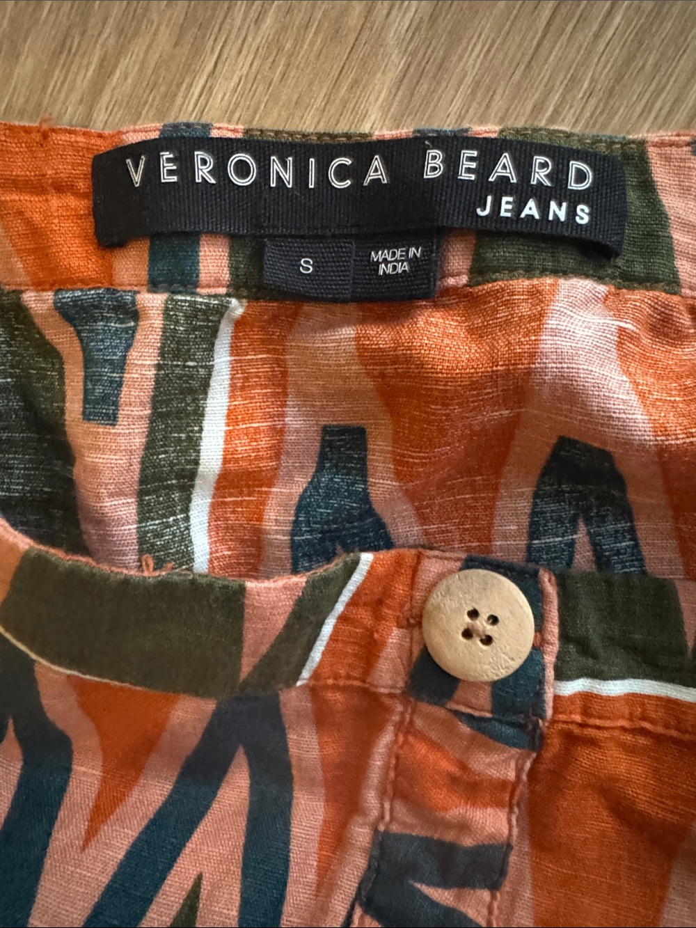 Veronica Beard Sundance Abstract Linen Button-Front Tiered Maxi Skirt Size S - Picture 10 of 15